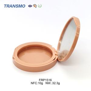 Wholesale 10g Plastic Pressed Powder Containers Custom Logo Empty Cosmetic Boxes Disposable PP <b>Blush</b> Packaging - Product Image 6