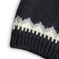 AiNear Vente en gros Logo personnalisé Design Oem & Odm Manches longues Col en O Noir Intarsia Pull en laine tricoté pour homme Pull islandais