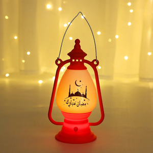 DAMAI Ramadan Lantern Electronic Candle Holder Medium Size <b>Portable</b> Indoor Lighting Decorative Handmade <b>Lamp</b> - Product Image 4