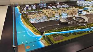 Пользовательские современные 3D архитектурные модели, миниатюрный городской планировочный масштаб, выставочные Миниатюрные модели городского масштаба - Product Image 4