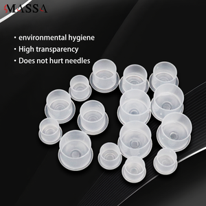 500 Vasos Desechables para Tinta de Tatuaje, Vasos de Plástico para Pigmento, para Maquillaje Permanente, Microblading, Uso Profesional en Estudio de Tatuajes - Product Image 3