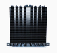 Dissipateur thermique CPU OEM 1156/1150/1155 à haute dissipation thermique, radiateur en cuivre et aluminium avec LED RGB et roulement fluide pour boîtier d'ordinateur