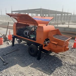 Baumaschinenhersteller Betonförderpumpe / Kleine elektrische Betonpumpe für Betonbauarbeiten - Product Image 4