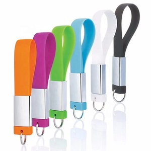 Factory Supply Silicone Wristband USB Flash Drive Keychain 4G 8G 16G Promotional Advertising Gift Popular Pop Strap Design