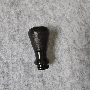 Pomo de palanca de cambios ergonómico de cuero para Citroen Peugeot 206 207 307 - Product Image 1