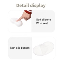 Silicone Poignet Pad Confort Gel Confortable Mode Gaming Tapis De Souris Dessin Animé Main Ordinateur Gel Tapis De Souris Coussin pour Bureau Hom