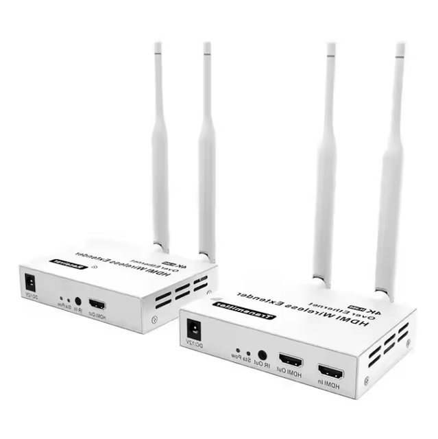 200M KVM 4k Wireless HD Multimedia Extender Wireless Transmitter Receiver Video Converter
