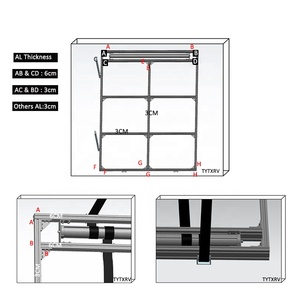 Sistema de Elevación de Cama Personalizado HEYRV, Perfil de Aluminio para Autocaravanas, Accesorios para Remolques, Elevador de Cama para Camper Van - Product Image 1