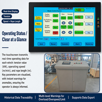 Gabinete de Control Inteligente Centralizado PLC para Servoventilador KLD con Pantalla Táctil y Sincronización Multimáquina para Elevación de Puentes, Barcos y Plataformas de Acero