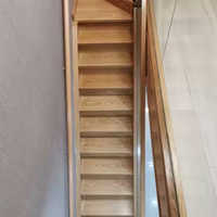 Armoires d'attage en bois massif sur mesure pour escalier, design moderne de précision, solutions de rangement intérieur durables et écologiques, garantie 3 ans