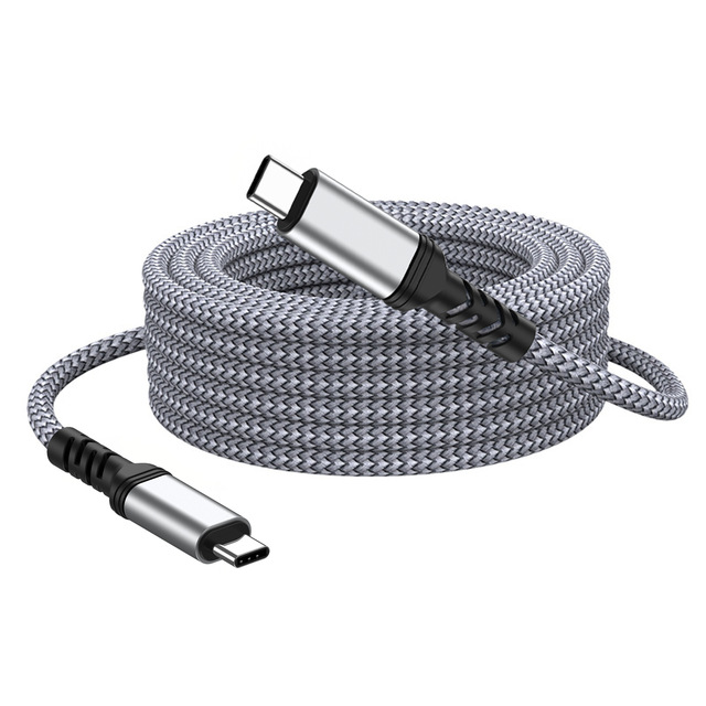 USB-C USB-C 3M Nylon Fast Charging Cable 100W (5A/20V) for iPhone 17/16/15 Pro Max Air Macbook iPad Pro for