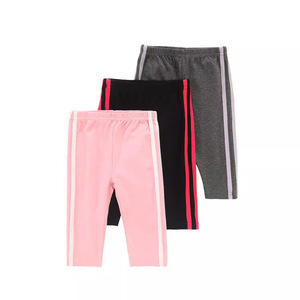 Ensemble transfrontalier de trois pantalons de sport pour filles et de longs pantalons pour bébés pour garçons printemps automne coton 0-5T - Product Image 4