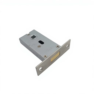 Corpo <span class=keywords><strong>Serratura</strong></span> Moderno da 60mm in Ferro con Placca Frontale in Acciaio Inox e Scrocco in Ottone per Set <span class=keywords><strong>Serratura</strong></span> <span class=keywords><strong>Porta</strong></span> <span class=keywords><strong>Interna</strong></span> in Legno - Vendita Diretta dalla Fabbrica - Product Image 3
