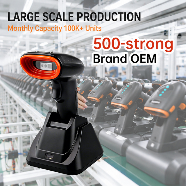 A16 High Speed 1D 2D BT Barcode Scanner Portable Wireless QR Reader for Supermarket Logistics