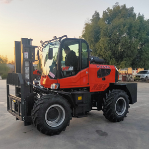 קלמר 4 טון 4x4wd דיזל מלגזה epa ce מוסמך אחורי עבור שטח קשה שטח ידני כוח מחוץ לכביש גסה 4000 ק "ג - Product Image 3