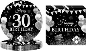 ชุดอุปกรณ์ตกแต่งงานวันเกิดครบรอบ 30 ปี สไตล์โมเดิร์น 168 ชิ้น ประกอบด้วยจาน ช้อนส้อม สำหรับ 24 คน สำหรับการเฉลิมฉลอง - Product Image 2