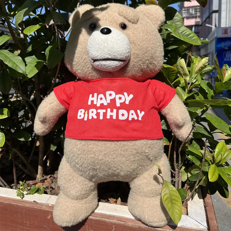 Ted Bär gefülltes Plüschtied Geburtstagsgeschenk greifer Puppenkleid Teddybär Kinderschenk Großhandel