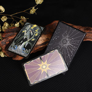 Baraja de <span class=keywords><strong>Tarot</strong></span> Espejo Roto Cuarta Edición, Estilo Vidrio de Iglesia Pintado, Borde Plateado Láser - Product Image 5