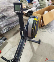 Máquina de Remo con Resistencia de Aire para Ejercicio Cardiovascular, Equipo de Gimnasio Comercial, Venta Directa de Fábrica