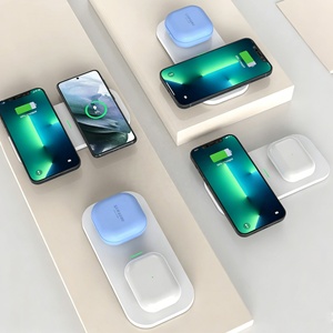 Chargeur universel portable <span class=keywords><strong>2</strong></span> en 1, chargeur sans fil rapide 15W pour téléphone, chargeur sans fil pour <span class=keywords><strong>iPhone</strong></span> - Product Image 6