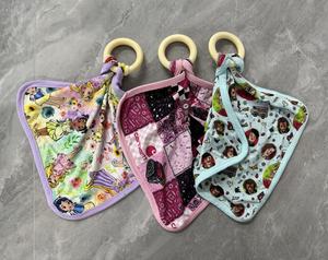 RTS pronto per la spedizione di morbido bambino Lovey Bamboo Loveys per il neonato prezzo speciale per il tesoro - Product Image 3