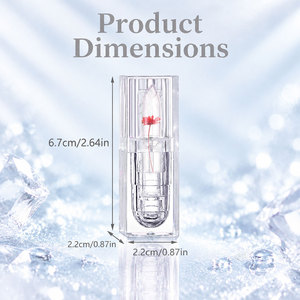 Rouge à lèvres hydratant à changement de couleur selon la température, <span class=keywords><strong>avec</strong></span> pétales de fleurs séchées à l'intérieur, longue tenue – Offre Spéciale - Product Image 6