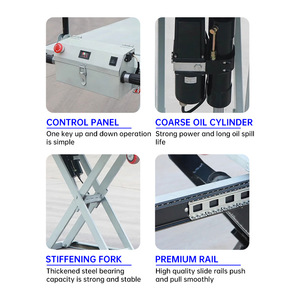 बहुक्रियाशील हाइड्रोलिक लिफ्ट ट्रक स्लाइड रेल मोबाइल पोर्टेबल गाड़ी कार लिफ्टिंग प्लेटफॉर्म के साथ छोटा - Product Image 3