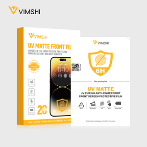 VIMSHI Coffret de 20 films PET 180x120mm 0,25mm avec dureté 6H, anti-choc et anti-explosion pour machine de découpe de téléphones portables - Product Image 1