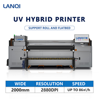 Cinta para impresora UV híbrida LANQI de 2m, película flexible para impresora UV, tela para caja de luz, vinilo autoadhesivo retroiluminado y frontalmente iluminado.
