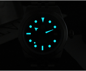 นาฬิกาข้อมือผู้ชายดีไซน์หรูหราแบรนด์ส่วนตัว ระบบอัตโนมัติ กันน้ำ 10 ATM รับทำโลโก้ นาฬิกาดำน้ำแบบกลไก - Product Image 6