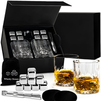 Produits les plus vendus 2026 – Coffret cadeau de Noël – Verres à whisky à double paroi / Verres à vin blanc et à bière – Coffret cadeau