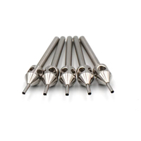 Extracteur de follicules pileux ultra-précis de 3,5 mm, outil de greffe de cheveux FUE, pointe plate/dentelée, 0,7 mm-1,2 mm en option