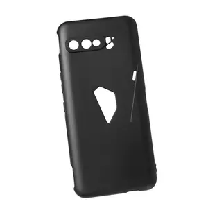 Matte frosted tpu mobile phone case dengan logo khusus lubang hitam warna lembut ponsel cover UNTUK ASUS ROG Ponsel 3 ZS661KS