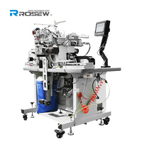 Machine à coudre automatique pour sous-vêtements de type nouveau, fournisseur chinois GC-375K, pour l'attache automatique de l'élastique de la ceinture