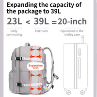 Tas Ransel Minimalis Unisex Kapasitas Besar untuk Perjalanan dan Santai, Tersedia, Impor, Kapasitas Ekstra, Tas Laptop Kapasitas Besar, Bahan Oxford