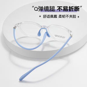 Huan 7110 Monturas de Gafas Redondas para Niños, Acrílicas, Montura Completa, Antideslizantes, Origen Danyang - Product Image 3