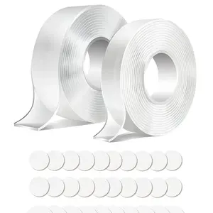 9.84 FT/16.4FT Sided Transparent Reusable Cheap Good Price Nano Double Sided Tape Heavy Duty