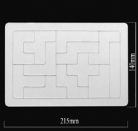 Puzzle pour enfants bricolage approvisionnement vierge Sublimation transfert Puzzles tableau thermique dessin à la main blanc puzzle jouet cognitif