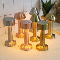 Lámpara de Mesa LED Táctil Inalámbrica Recargable, Lámpara de Mesa para Hotel, Bar, Cafetería, Lámpara de Noche para Dormitorio, Lámpara Decorativa para Sala de Estar
