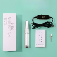Perceuse à ongles Design de piste arrondie classique Machine à vernis à ongles Indicateur de niveau de batterie professionnel Conception ergonomique