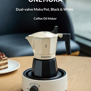 หม้อ<span class=keywords><strong>กาแฟ</strong></span>มอคค่าพอทแบบใช้ไฟฟ้า วัสดุ PP ทนความร้อน พร้อมวาล์วคู่ ใช้ในครัวเรือน ขนาดเล็ก สไตล์อิตาเลียน แบบใช้มือ - Product Image 5