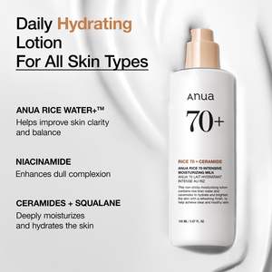 Leche Hidratante Intensiva Anua Rice 70, 150 ml, Loción Facial Hidratante para Todo Tipo de Piel - Product Image 3