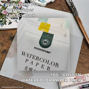 Bloc de Papel para Dibujo y Acuarela, 10 Hojas, 100% Algodón, con Cierre, Modelo C032845 /CN;GUA - Product Image 2