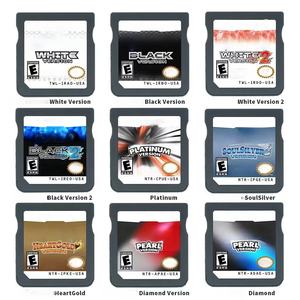 <span class=keywords><strong>Jeu</strong></span> de version américaine pour Pokmoned HeartGold SoulSilver Platinum Diamond Pearl Version pour Consoles de <span class=keywords><strong>jeu</strong></span> Ds Box Package - Product Image 2