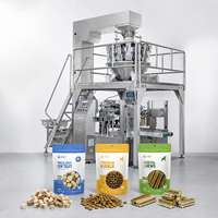 Machine de remplissage de sachets préformés robuste pour les torréfacteurs de café et les usines d'aliments pour animaux de compagnie