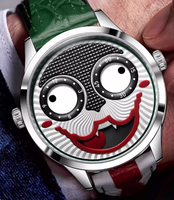 Montres de loisirs en acier, design et fabrication usine, avec affichage unique de l'heure et phases solaires, pour marque privée