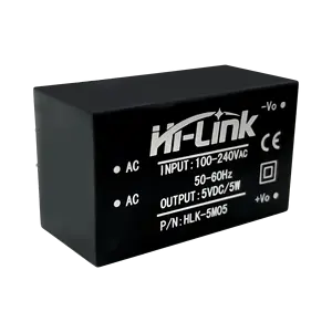 HLK-5M05 URB2405YMD-10WR3 5W 24V to 5V 10W 220V to 3.3V 5V 9V 12V 24V Hi-Link Original AC DC DC DC Power Module Converter