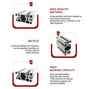 Trung Quốc Nhà cung cấp đùn tùy chỉnh xử lý nhôm Hồ Sơ Giá Rẻ Bán buôn <span class=keywords><strong>6061</strong></span> nhôm hồ sơ - Product Image 6