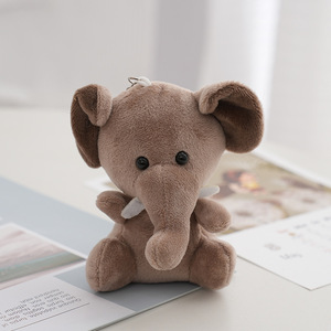 Llavero de Peluche de Animales de la Selva al por Mayor - Llavero Kawaii de Mono, Tigre, León y Elefante, Juguete de Peluche Suave para Promoción - Product Image 2