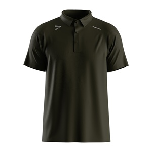 Minimalist Style Versatile Wear Golf Polo Custom Logo Heat-Glued Tech Polo Shirt for Men in Tennis Business Meeting
